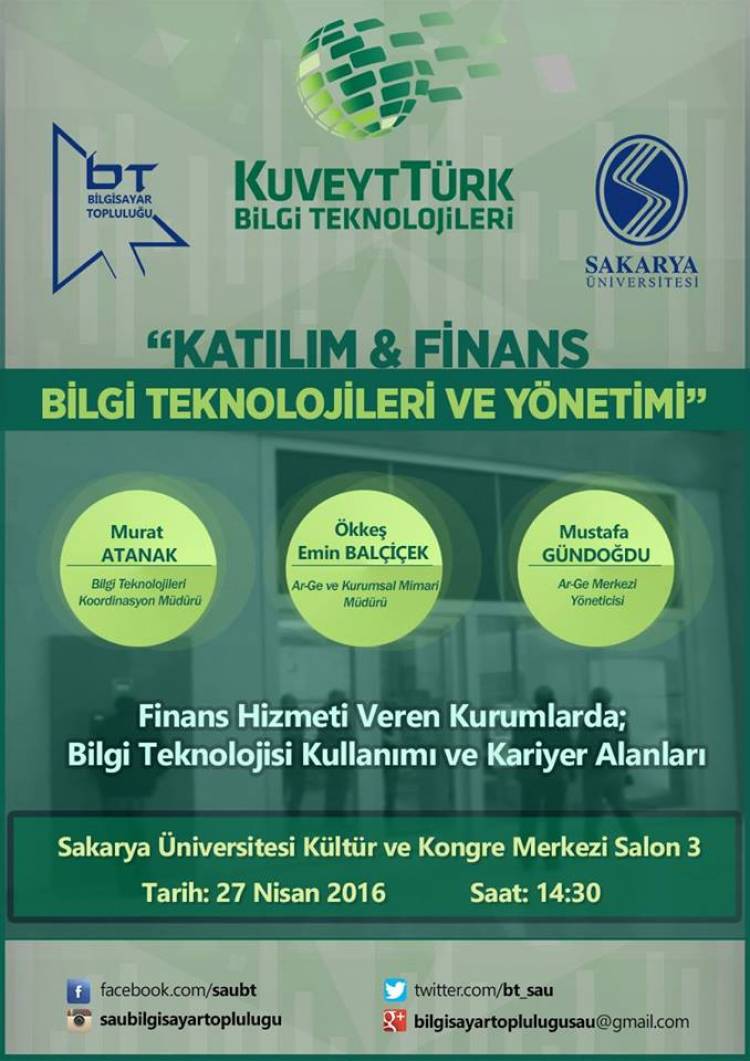 27 Nisan - Kuveyttürk ile Bilgi Teknolojileri ve Yönetimi